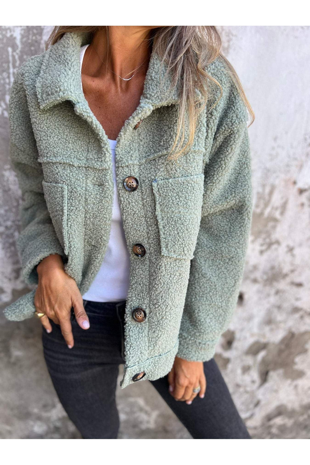 Antonia | Chaqueta abotonada acogedora