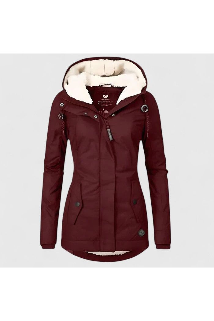 Lourdes | Chaqueta de invierno impermeable con capucha