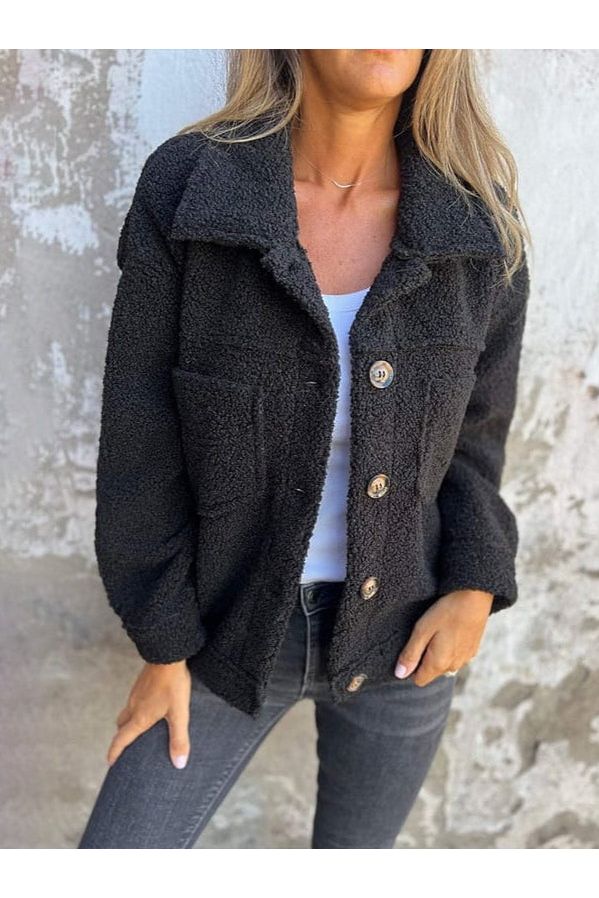 Antonia | Chaqueta abotonada acogedora